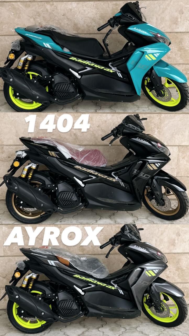 کلیک ۱۵۰ و آیروکس۱۵۰رادیات دار۴سوپاپ مدل ۱۴۰۴|موتورسیکلت|لیسار, |دیوار