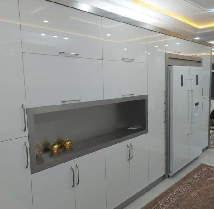 روکش وکیوم ویترین کمد دکور کابینت کار انزو ممبران|مصالح و تجهیزات ساختمان|تنکابن, |دیوار