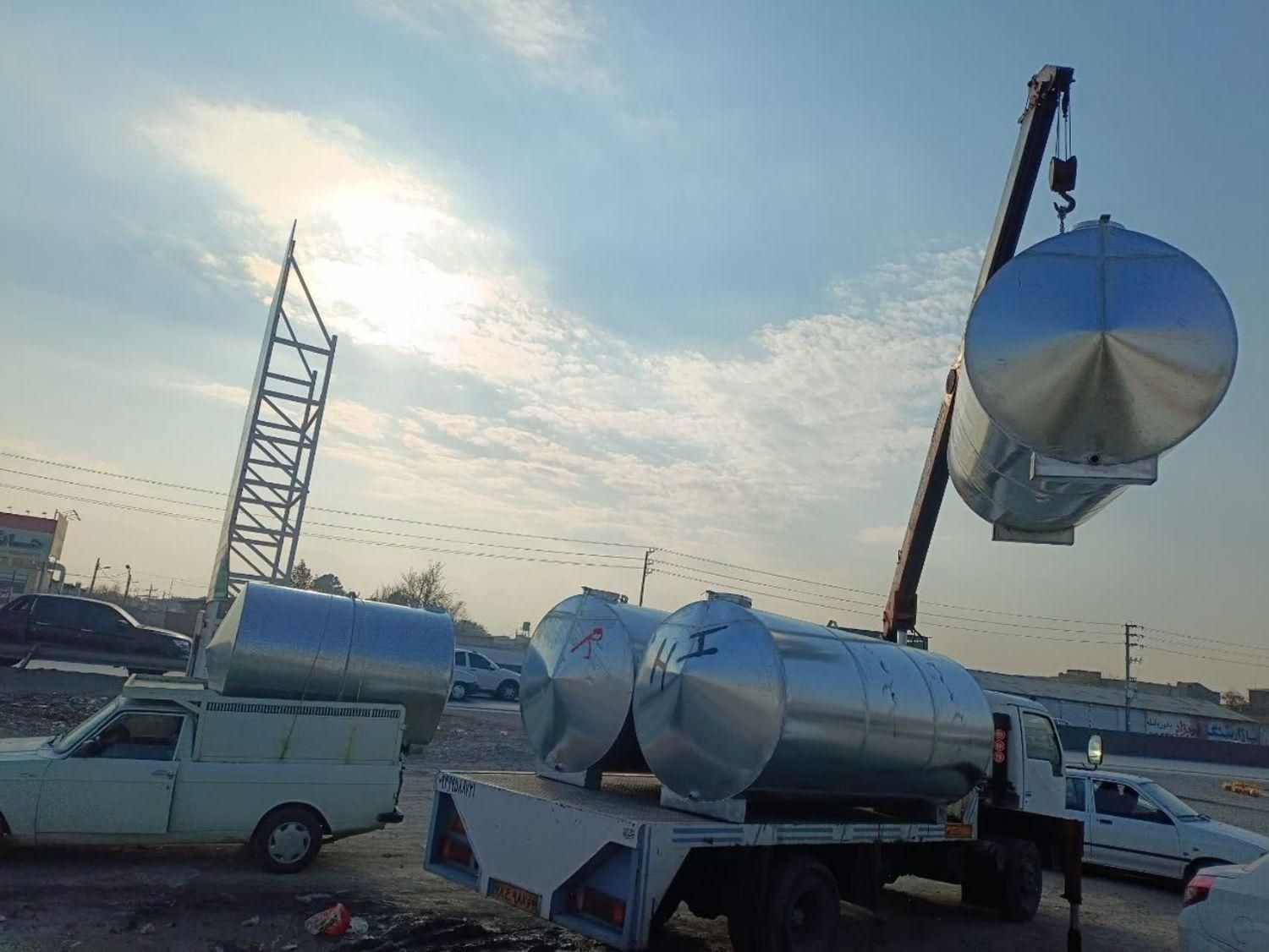 تانکر منبع آب سید سادات (خرید معاوضه فروش )|مصالح و تجهیزات ساختمان|مشهد, توس (بلوار توس)|دیوار
