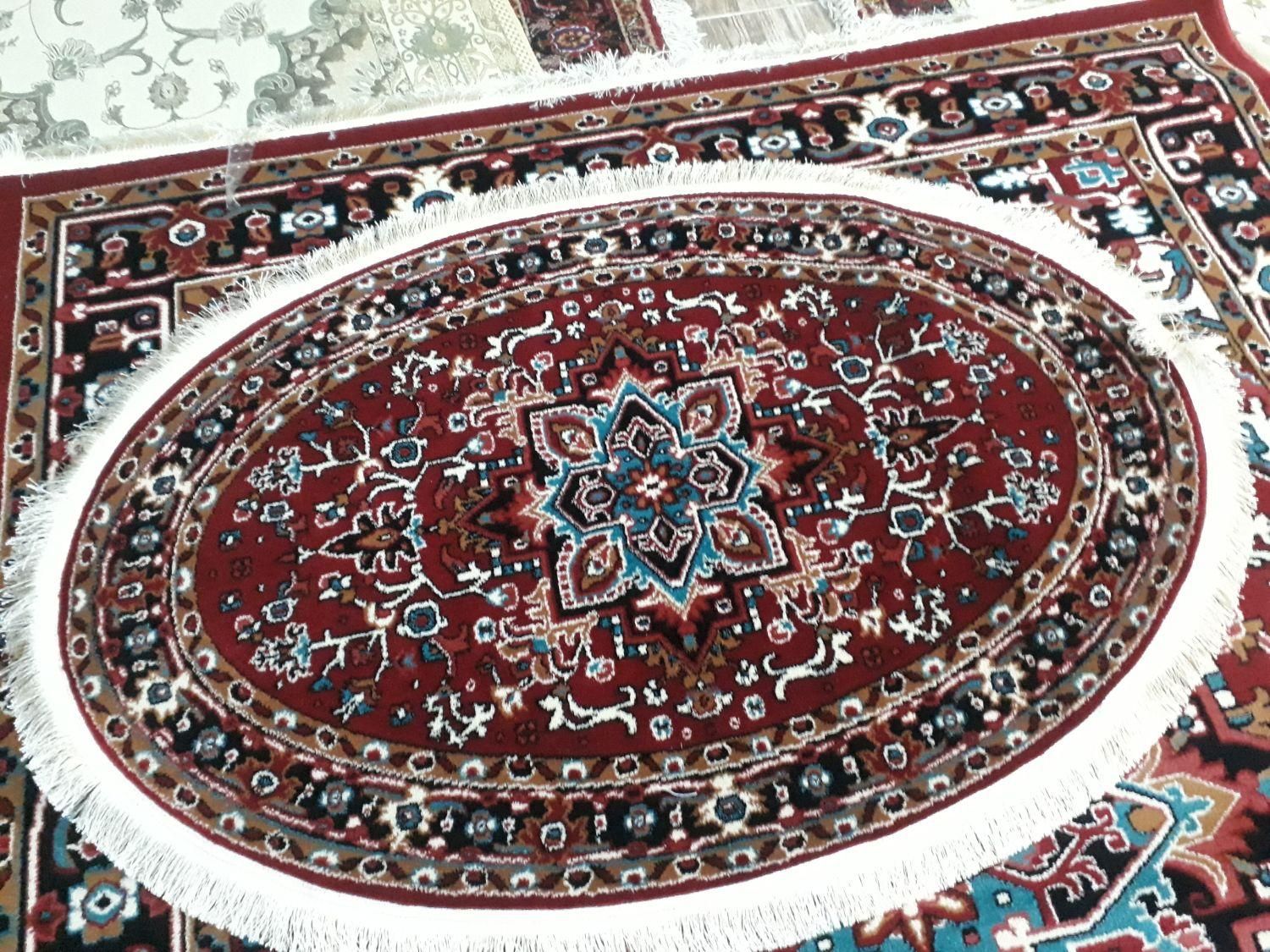 فرش دایره ۱×۱هریس سنتی بیضی ۱×۱/۵سایز|فرش|تبریز, |دیوار