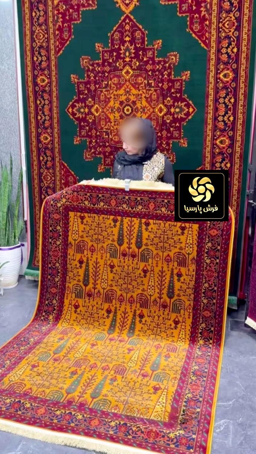 فرش بلوچی نقشه درختی ۷۰۰شانه ۱۲/۹/۶ متری و قالیچه|فرش|قم, باجک دو|دیوار