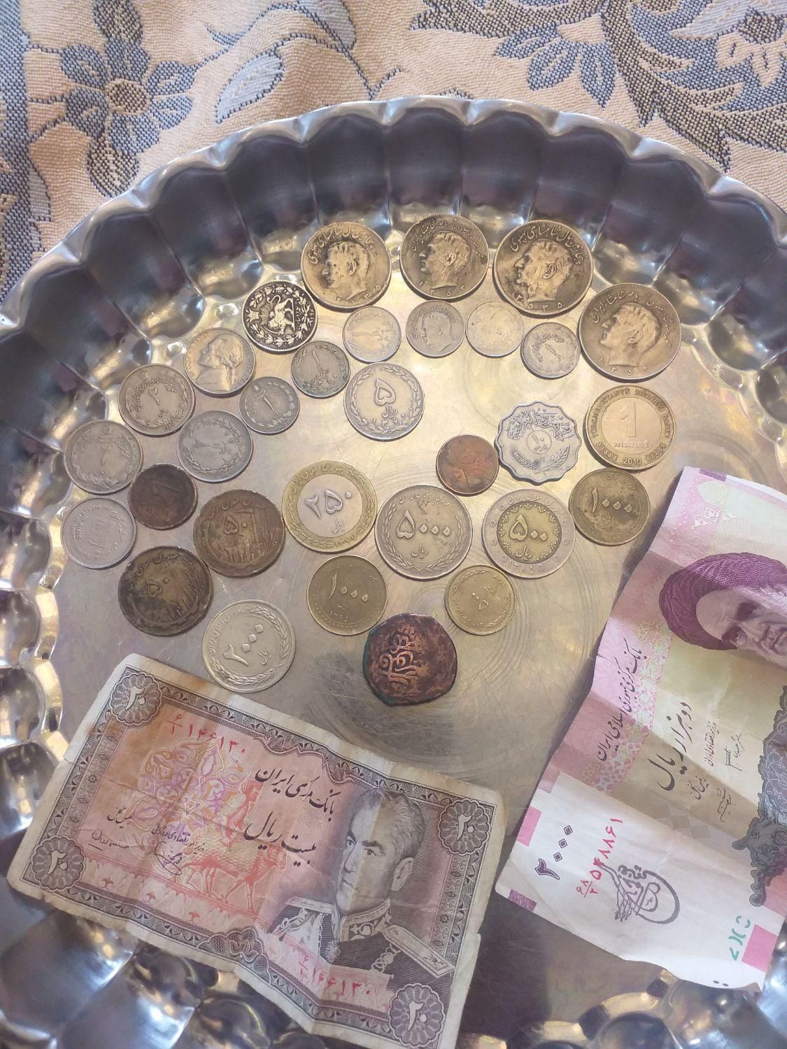 سکه زمان شاهی نقره و جمهوری اسلامی|کلکسیون سکه، تمبر، اسکناس|تربت‌حیدریه, دیزقند|دیوار