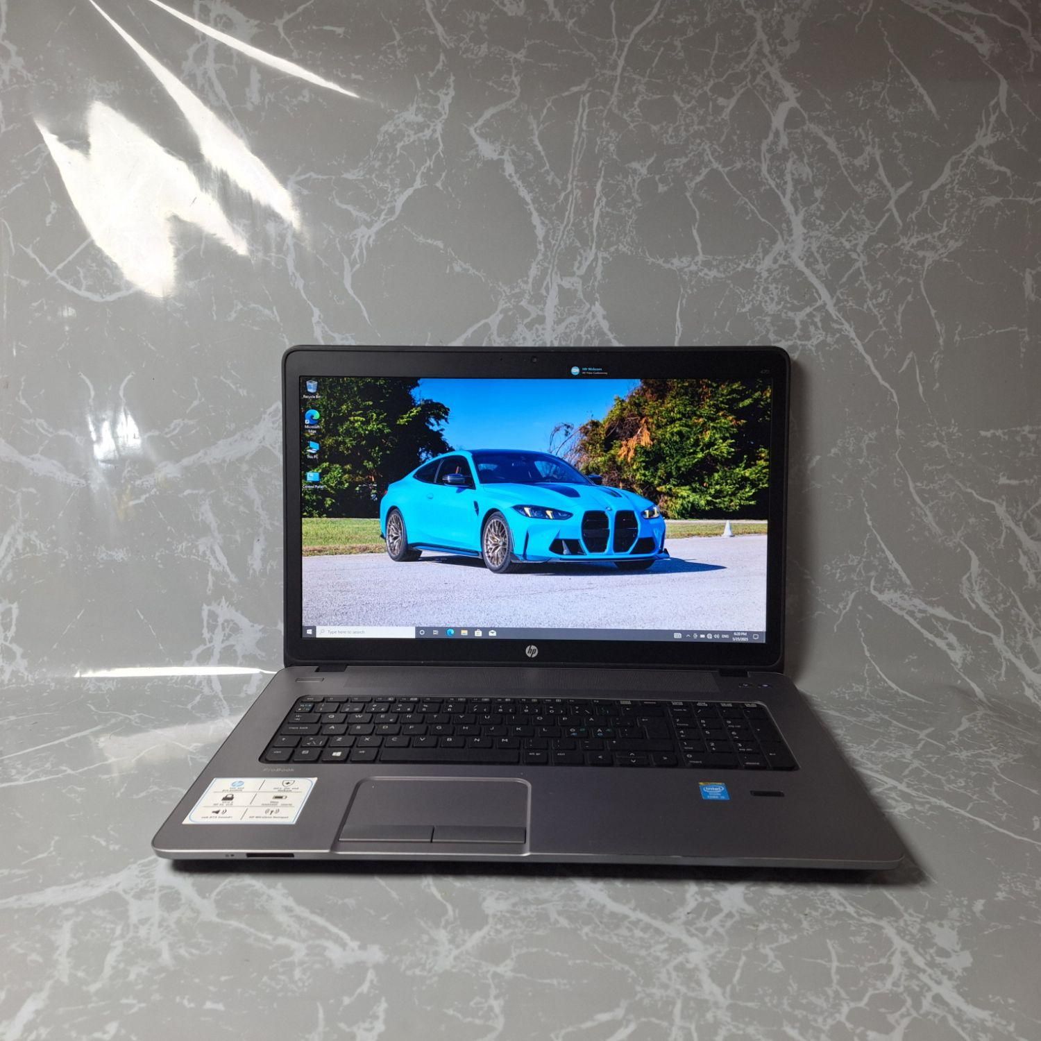 لپ تاپ گرافیک دار بسیار تمیز HP 470 G1|رایانه همراه|قزوین, |دیوار