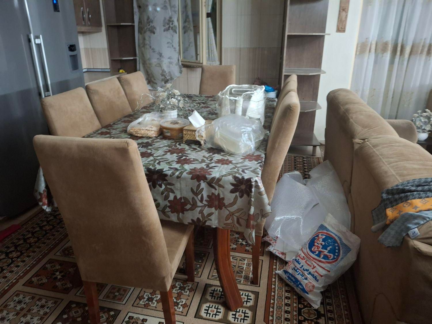 میز نهار خوری شیشه ای|میز و صندلی غذاخوری|تهران, اباذر|دیوار
