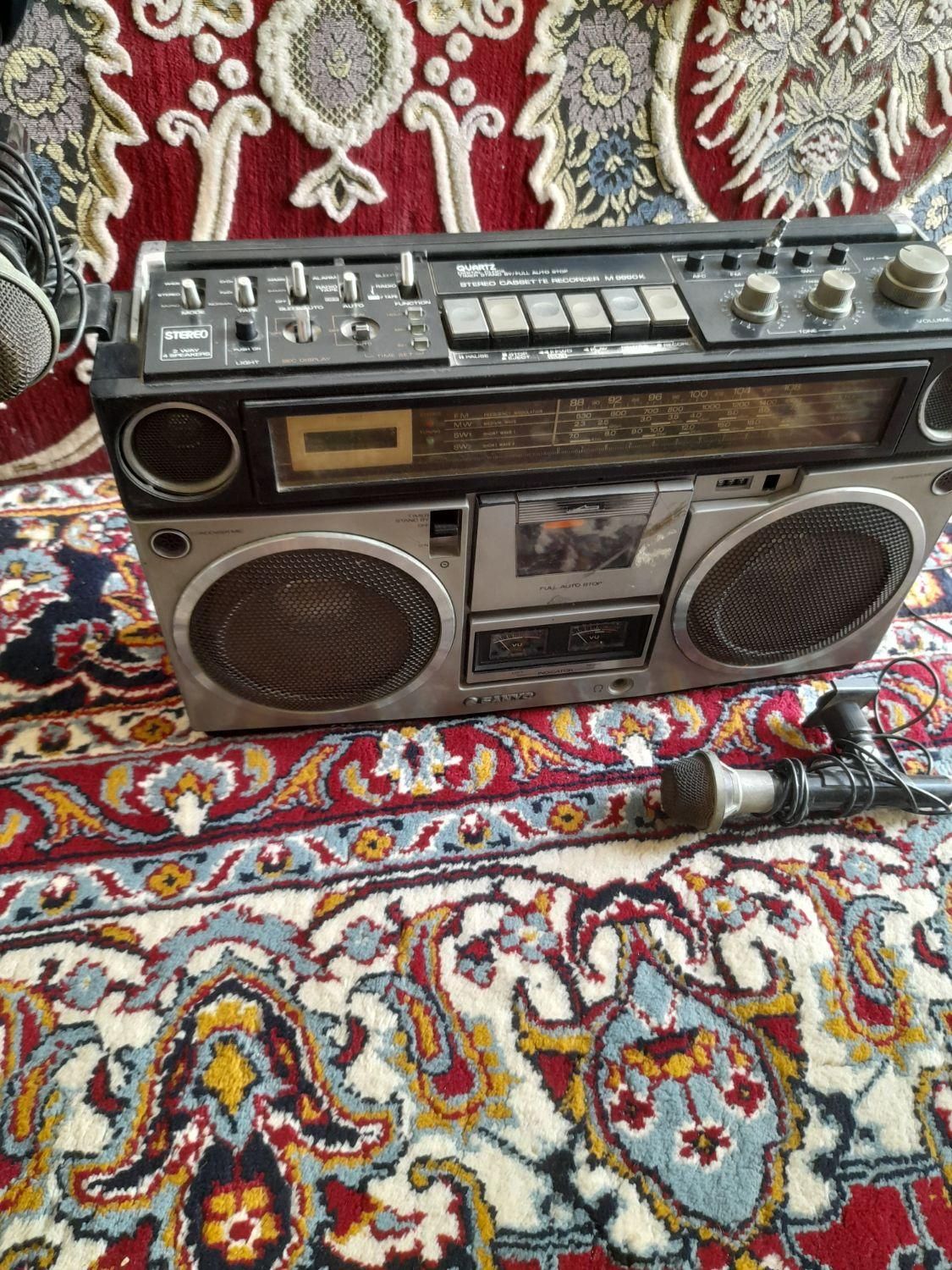 رادیو ضبط ژاپنی قدیمی|سیستم صوتی خانگی|ملارد, |دیوار