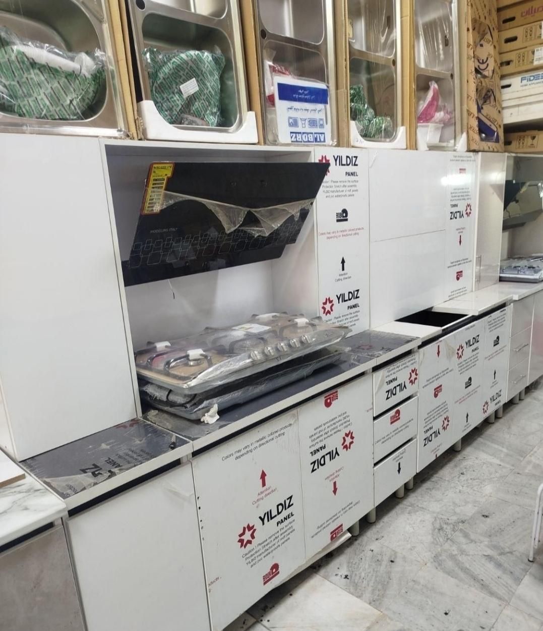 کابینت پیش ساخته هایگلاس کد ۰۵05|مصالح و تجهیزات ساختمان|شاهرود, |دیوار