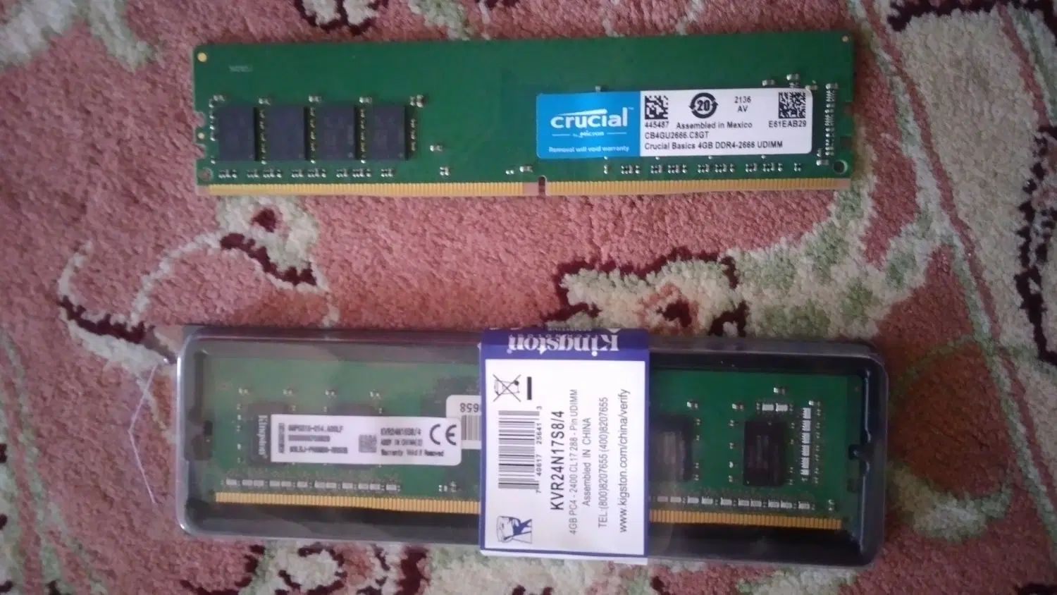 رم کامپیوتر ddr4|قطعات و لوازم جانبی رایانه|مشهد, گلبرگ|دیوار
