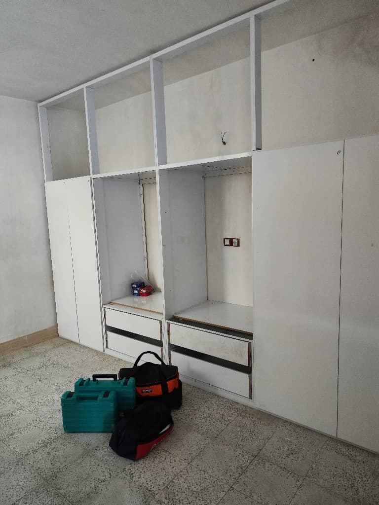 ساخت کمد دیواری چهارچوبی و باکسی|جاکفشی، کمد، دراور|اندیمشک, |دیوار