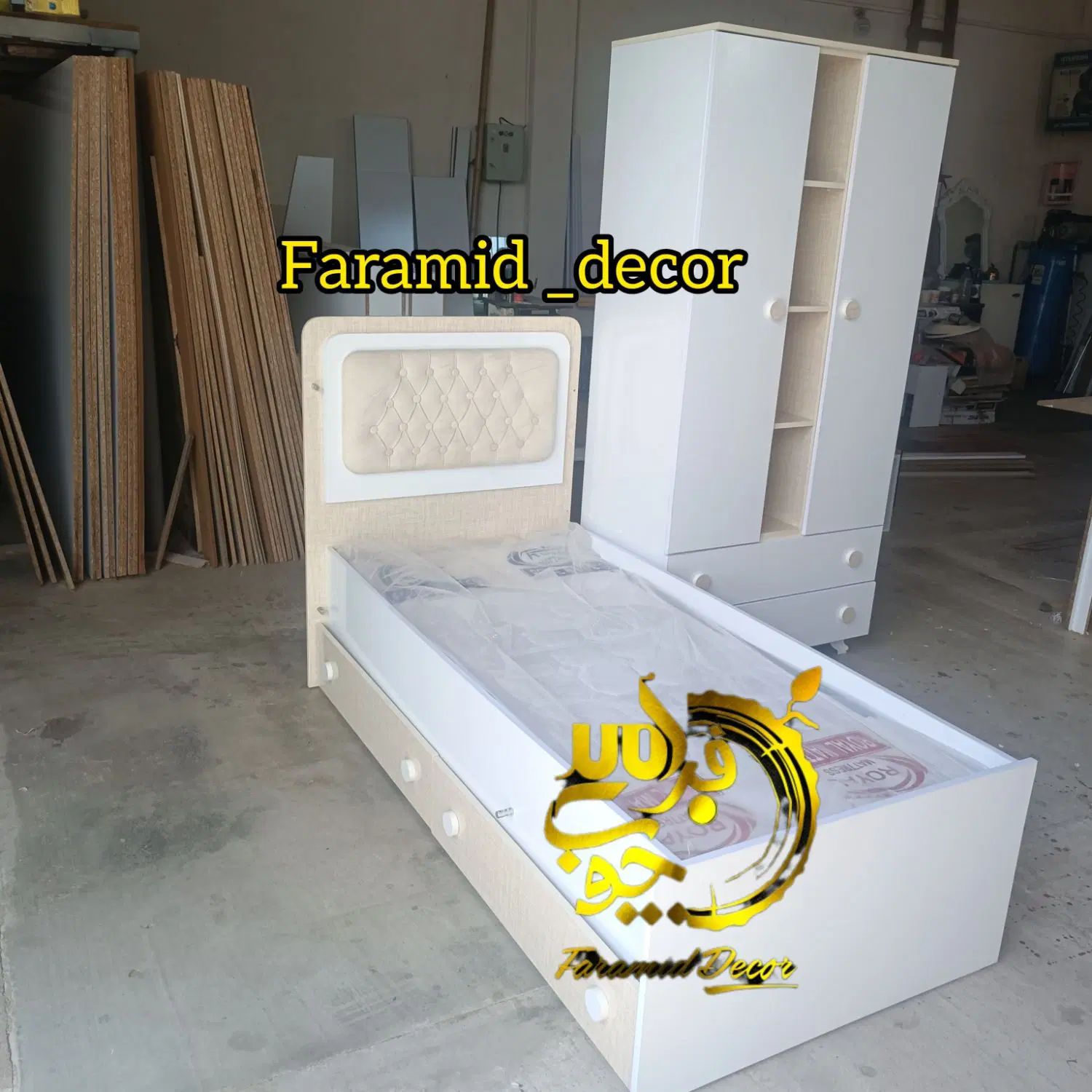 سیسمونی**/با قیمت مناسب/ برای دلبندتان|تخت و سرویس خواب|رشت, استقامت ۲|دیوار
