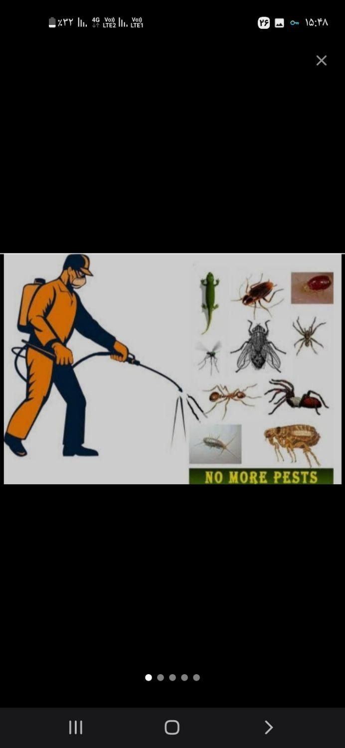 سم پاشی ساس سوسک شبانه روزی حتی روزهای تعطیل|خدمات نظافت|ملارد, |دیوار