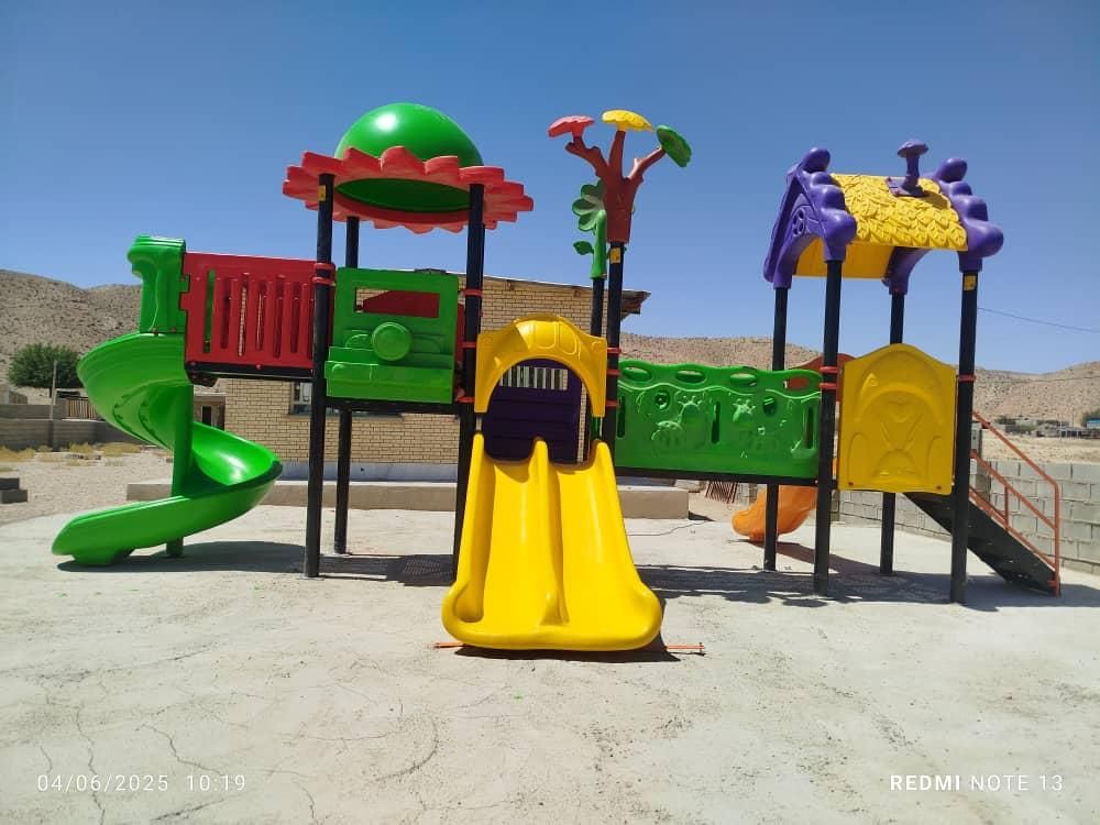 مجموعه بازی پارکی کد۹لوازم مهدکودک تاب پلی اتیلن۹|اسباببازی|قشم, |دیوار