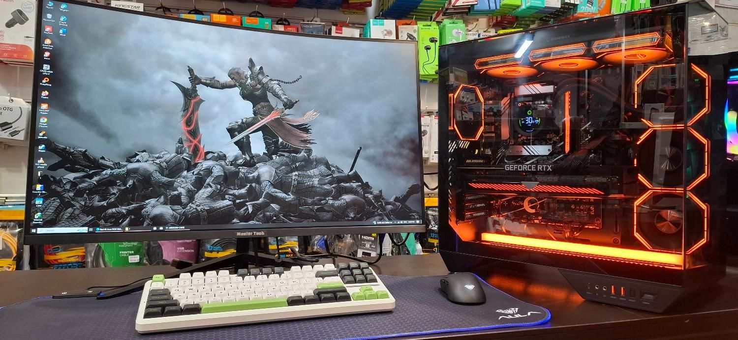 سیستم قدرتمند گیمینگ با کیس RGB|رایانه رومیزی|کرج, شهرک اوج|دیوار