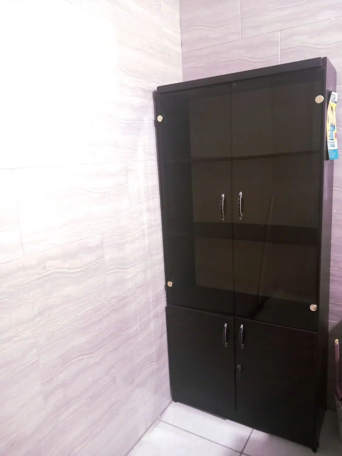 کتابخانه mdf درب دار|کتابخانه، شلف، قفسه‌های دیواری|کرج, گلشهر|دیوار