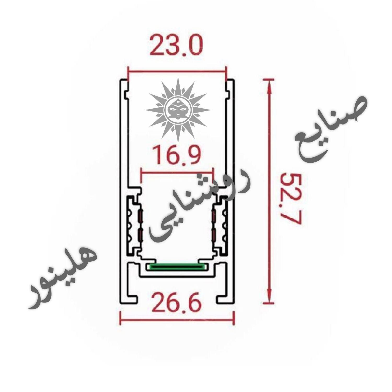 لاینر مگنتی روکار کد ۳۶ لاین نوری|لامپ و چراغ|اصفهان, خلجا|دیوار