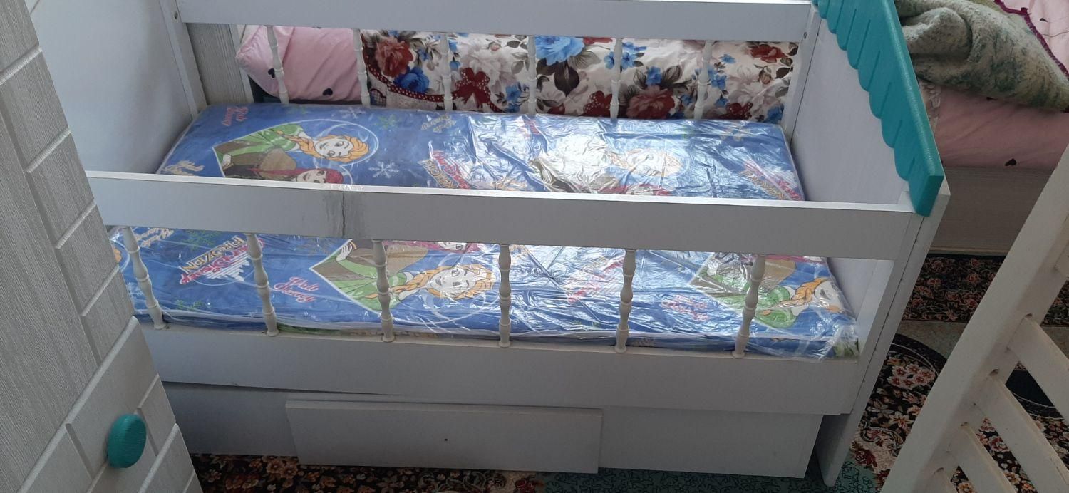 تخت طرح کلبه|تخت و صندلی بچه|قم, نیروگاه|دیوار