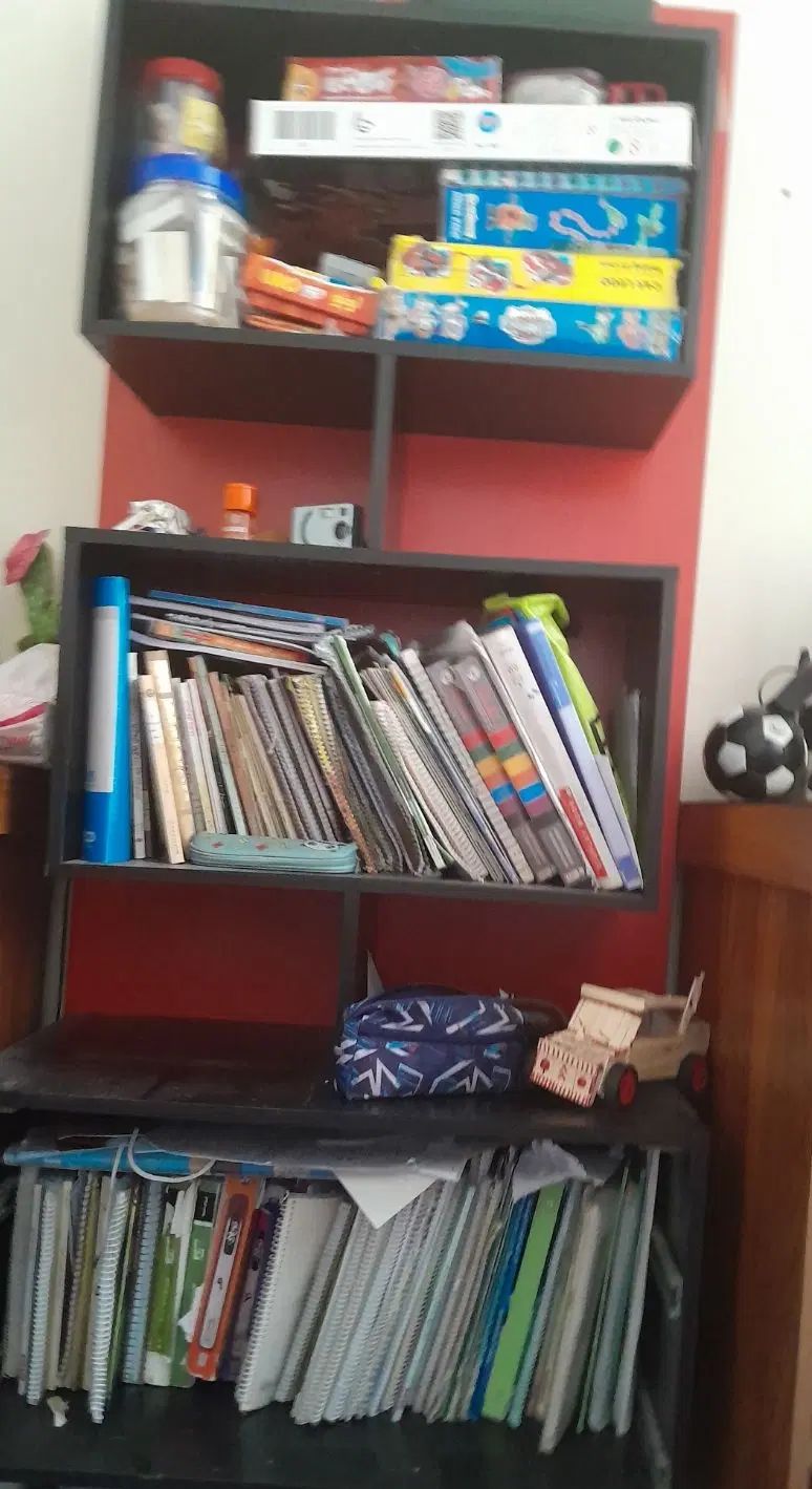 کتابخانه|کتابخانه، شلف، قفسه‌های دیواری|کرج, شاهین‌ویلا|دیوار