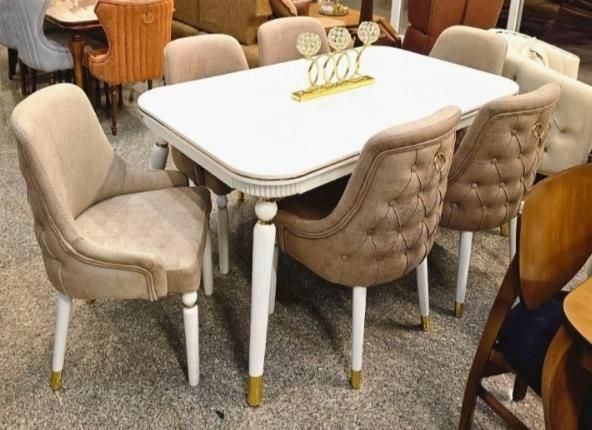 میزناهار خوری ۶ نفره کد ۶۴۴۵۷ تولیدی میلاد|میز و صندلی غذاخوری|تبریز, |دیوار