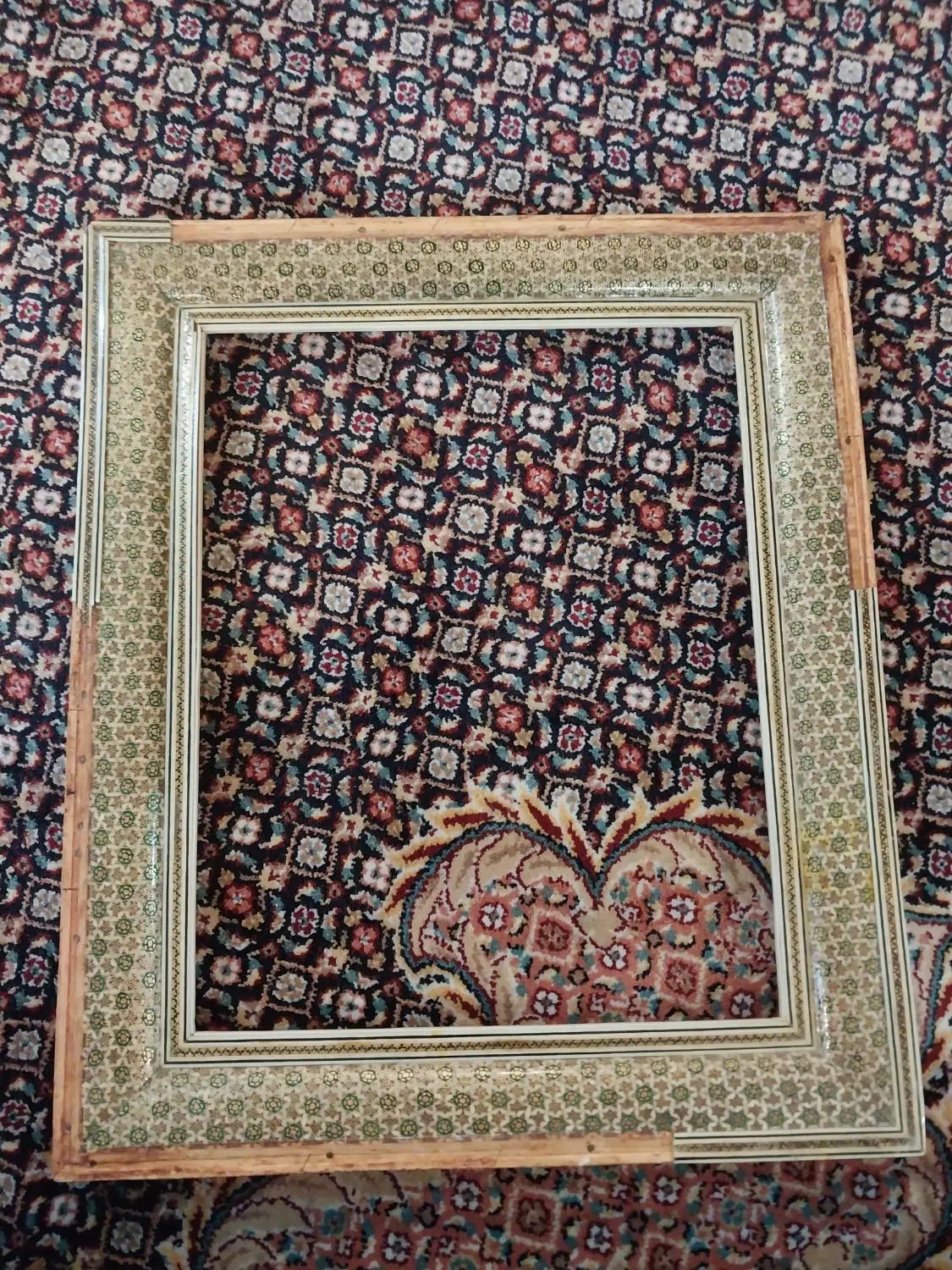 قاب خاتم کاری قدیمی کارکرده|صنایع دستی و سایر لوازم تزئینی|تهران, وحیدیه|دیوار