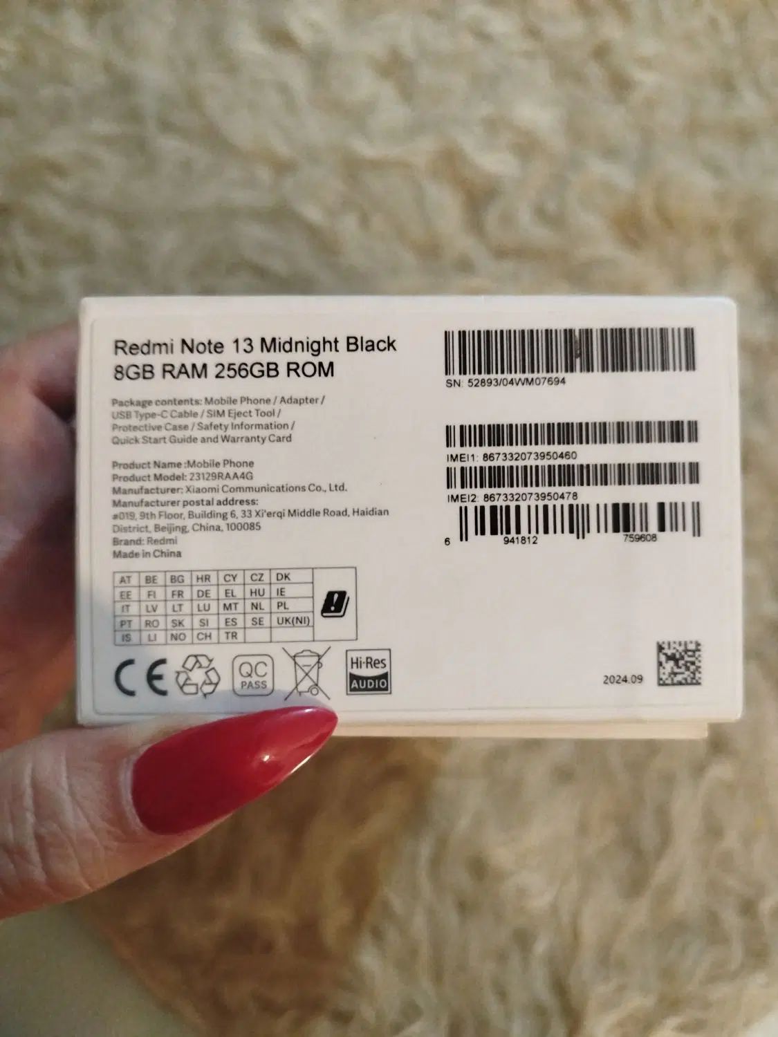شیائومی 3اRedmi Notro با حافظهٔ ۲۵۶ گیگابایت|موبایل|تهران, تهرانپارس شرقی|دیوار