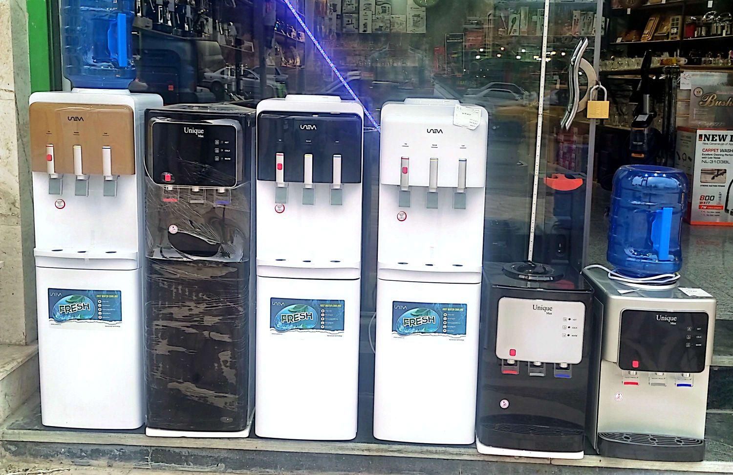 انواع آبسردکن رومیزی و یخچالدار نقد و اقساط|آبسردکن و تصفیه آب|یاسوج, |دیوار