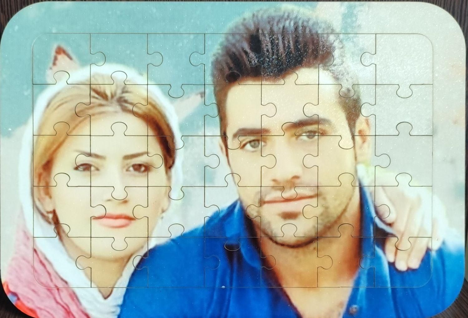 پازل چوبی جورچین با عکس و طرح دلخواه شما|اسباب‌‌بازی|ری, ظهیرآباد|دیوار