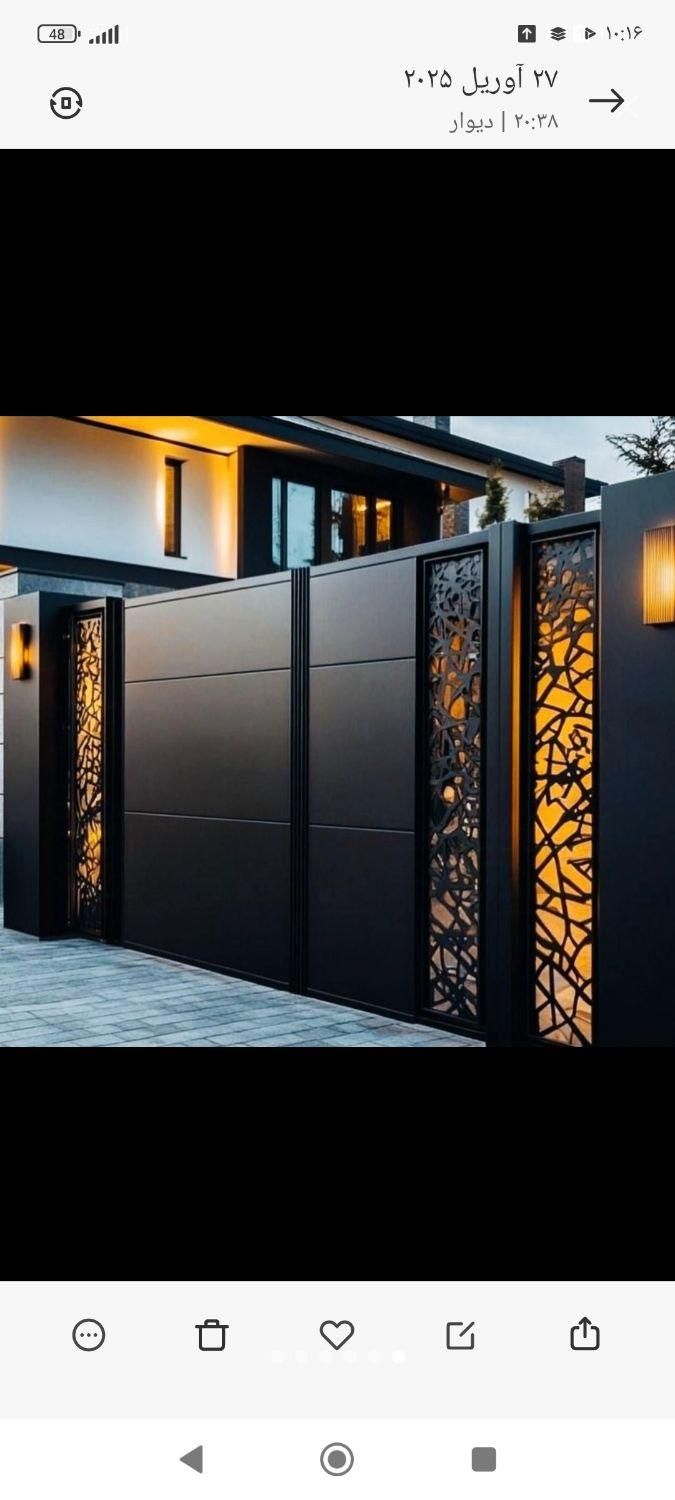 درب آهنی  حیاطی و باغی وپالت سازی|مصالح و تجهیزات ساختمان|پاکدشت, پاکدشت (مامازند)|دیوار