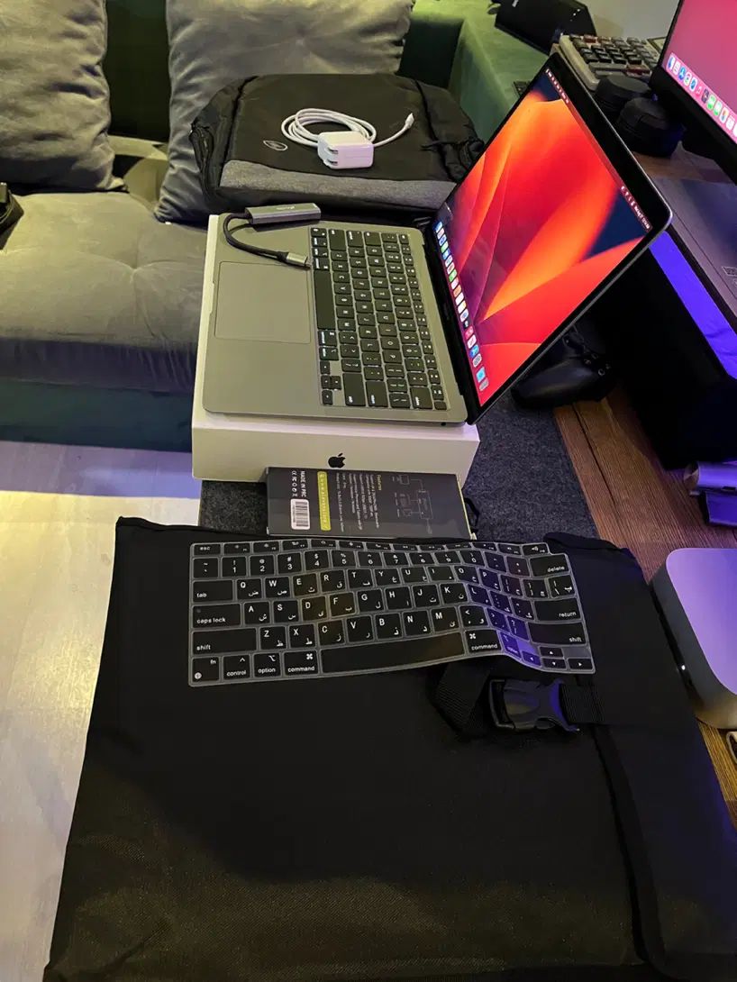 Macbook air m1 Health 100% مک بوک ایر ام ۱|رایانه همراه|تهران, فدک|دیوار