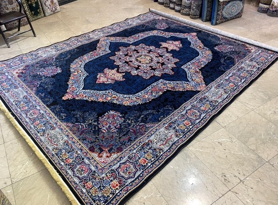 فرش درباری فیلی تم مشکی ۱۲ و ۹ متر|فرش|بابلسر, |دیوار