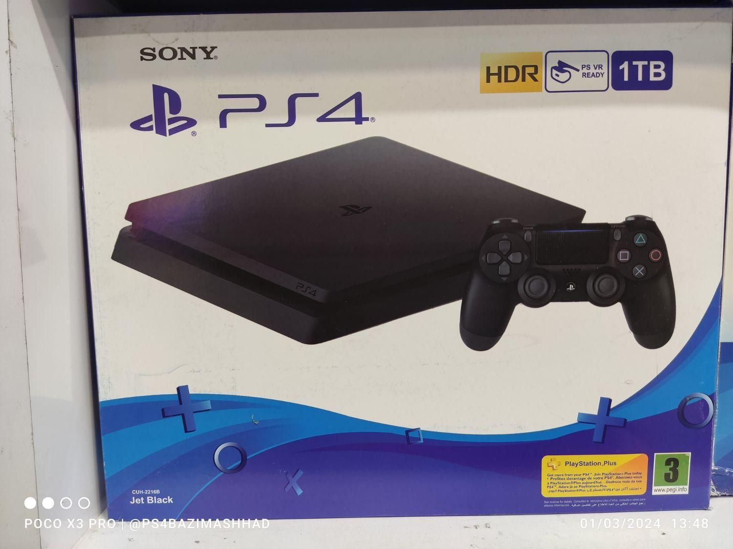 PS4 SLIM 1Tb/500GB 2216 +جدیدترین سری تولید اروپا|کنسول، بازی ویدئویی و آنلاین|مشهد, سراب|دیوار