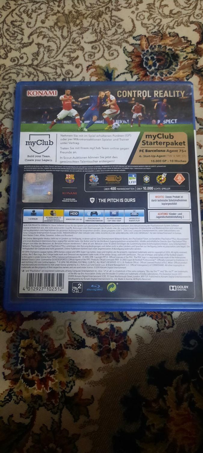 بازی pes 2017 ps4 فوتبال|کنسول، بازی ویدئویی و آنلاین|تهران, سجاد|دیوار
