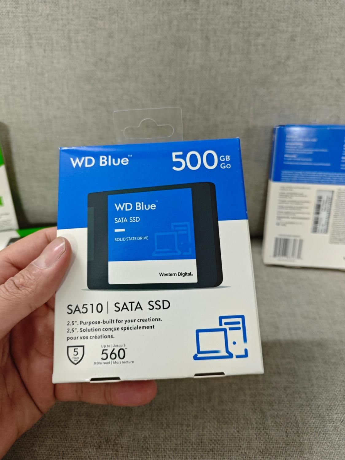 هارد اس اس دی وسترن دیجیتال WD 500GB SSD آکبند|قطعات و لوازم جانبی رایانه|کرج, گلشهر|دیوار