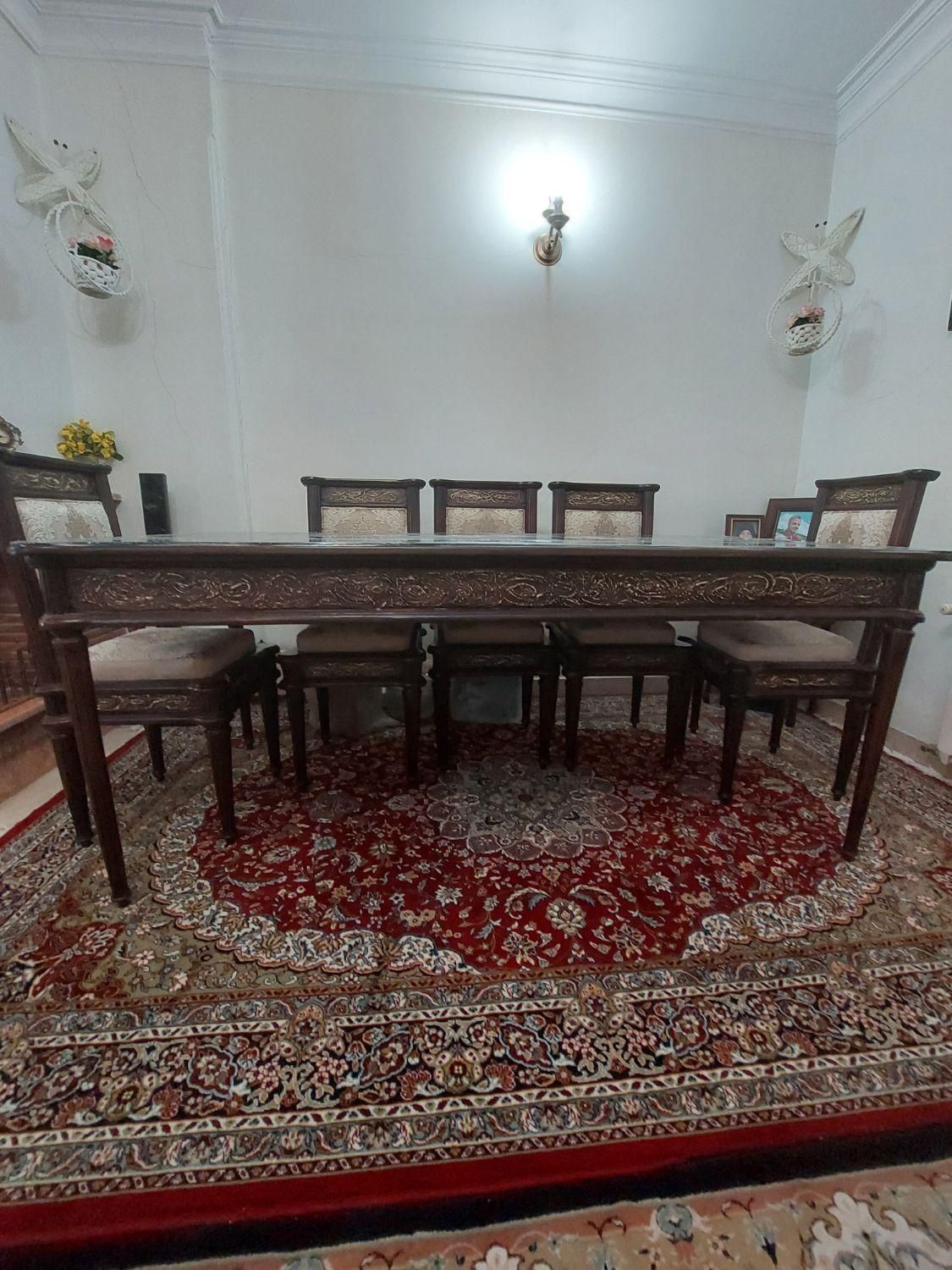 میزناهارخوری ۸نفره،چوب راش|میز و صندلی غذاخوری|تهران, شهرک محلاتی|دیوار