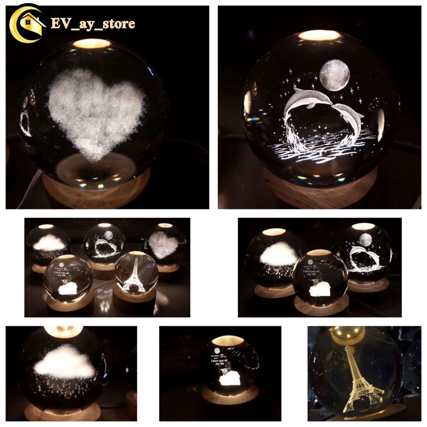 گوی های شیشه ای،فانتزی، کادویی،چراغ خواب سیلیکونی|چراغ خواب و آباژور|ارومیه, |دیوار