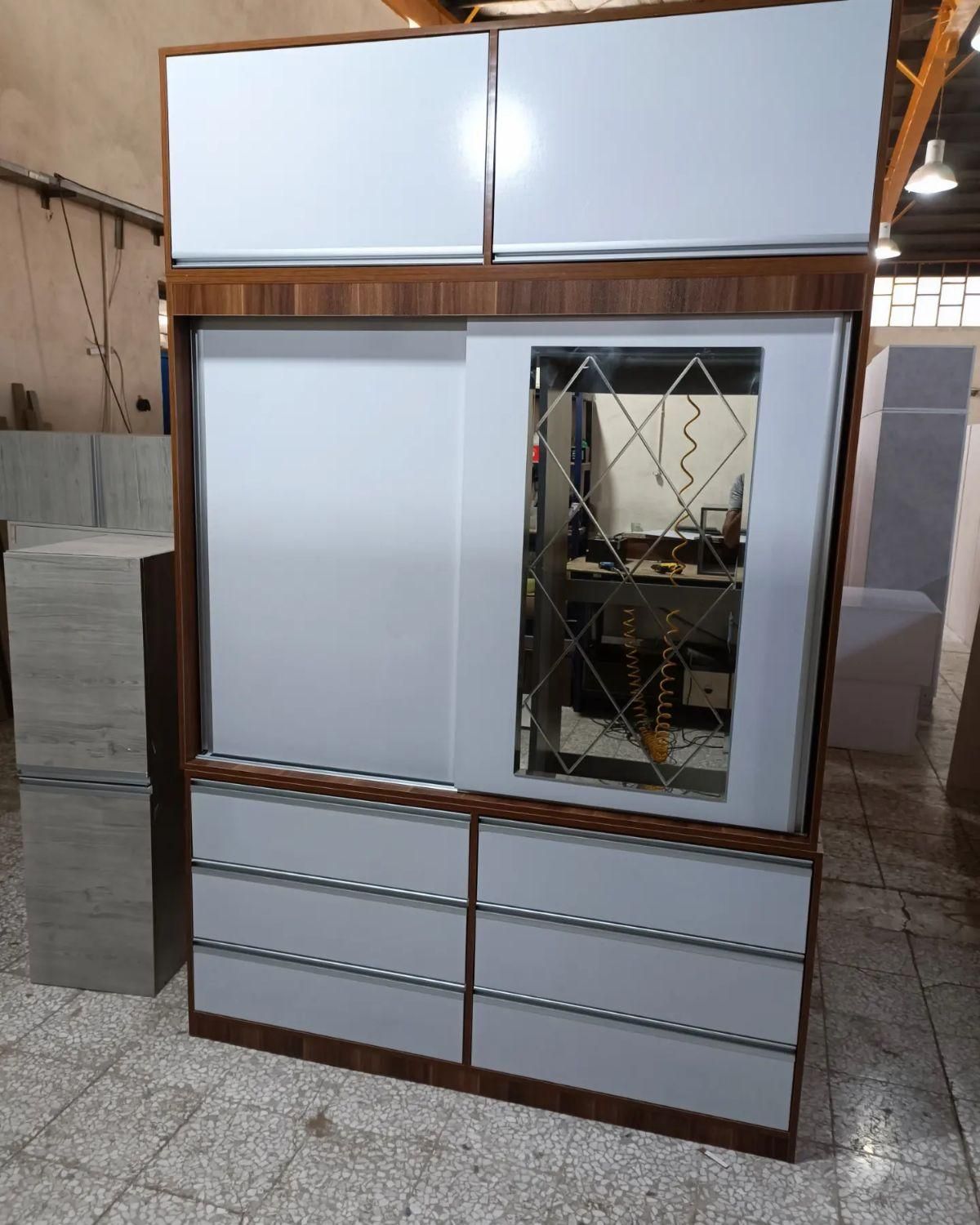 کمد دیواری پیش ساخته|جاکفشی، کمد، دراور|رباط‌کریم, شهرک صنعتی زواره‌ای|دیوار