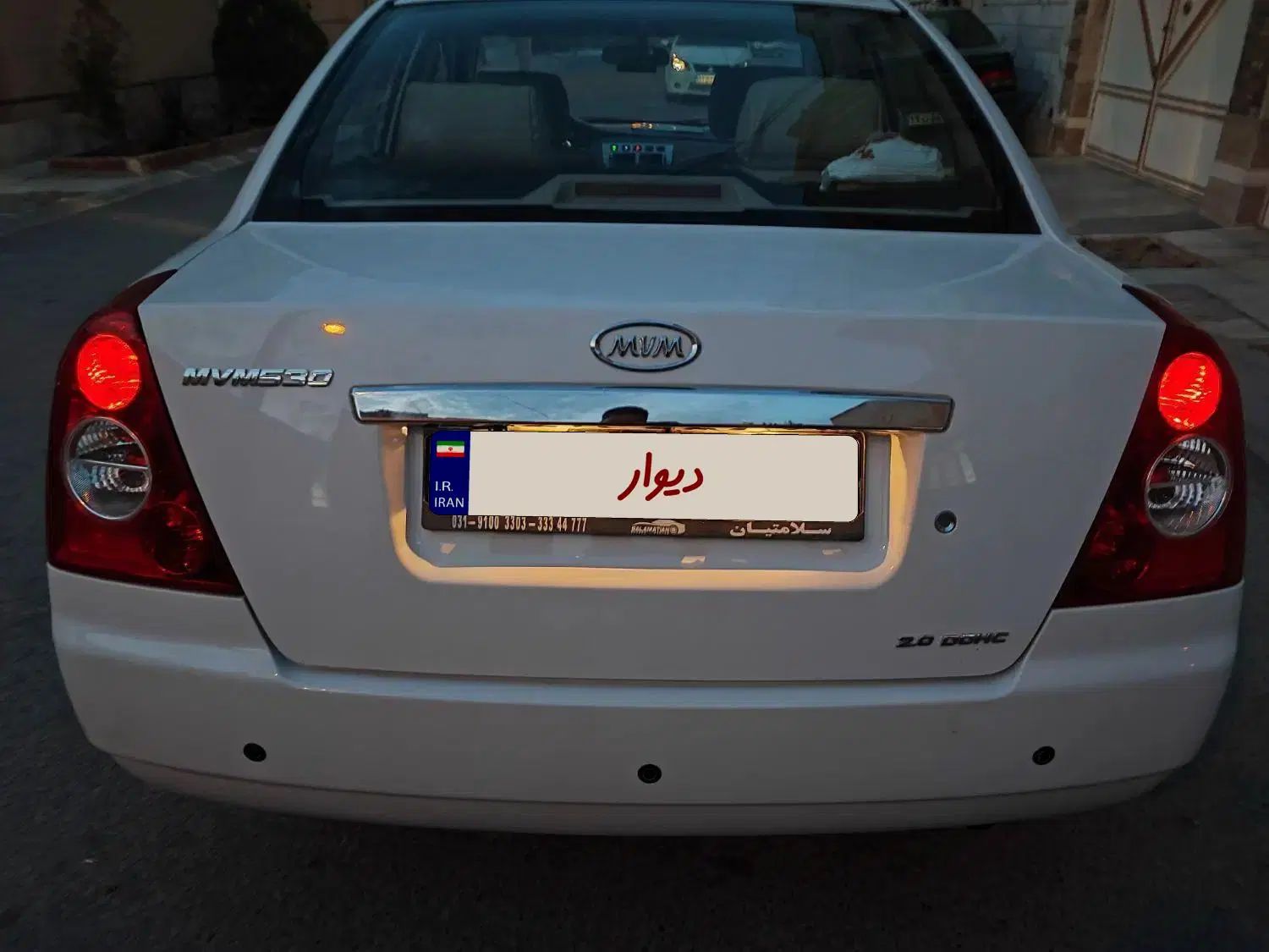 چری ام وی ام 530درحدصفرواقعی بدون مشابه در کشور|خودرو سواری و وانت|اصفهان, تخت فولاد|دیوار