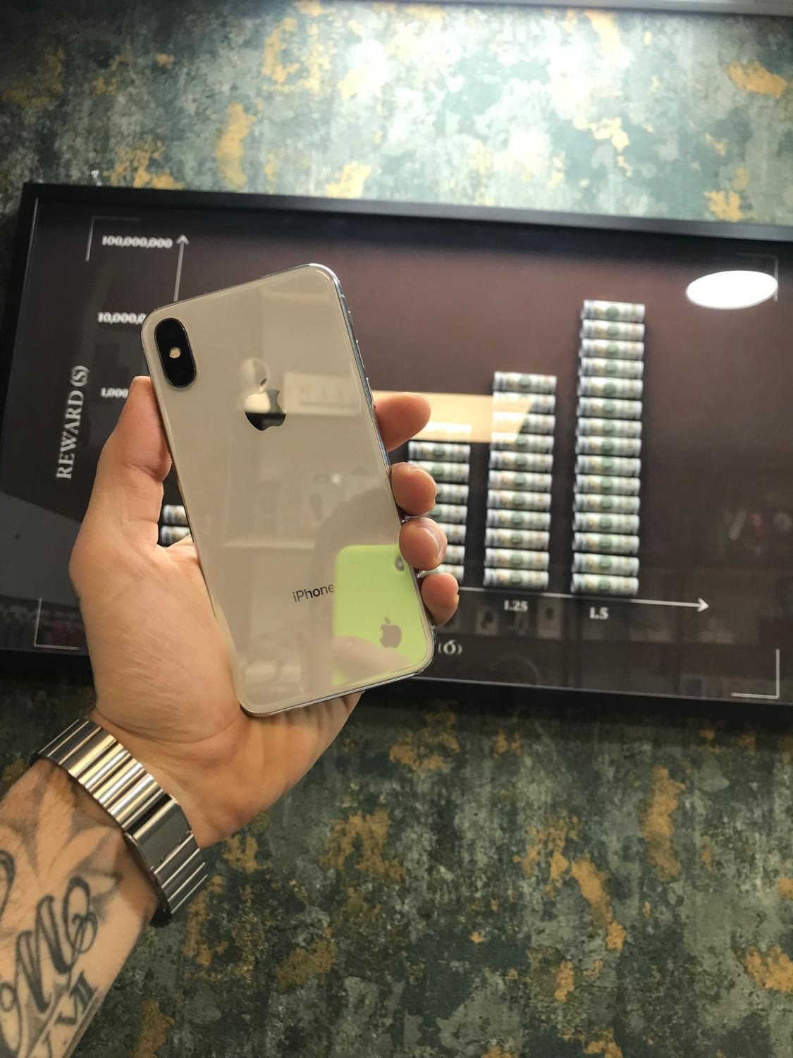 Iphone X|موبایل|کرج, درختی|دیوار