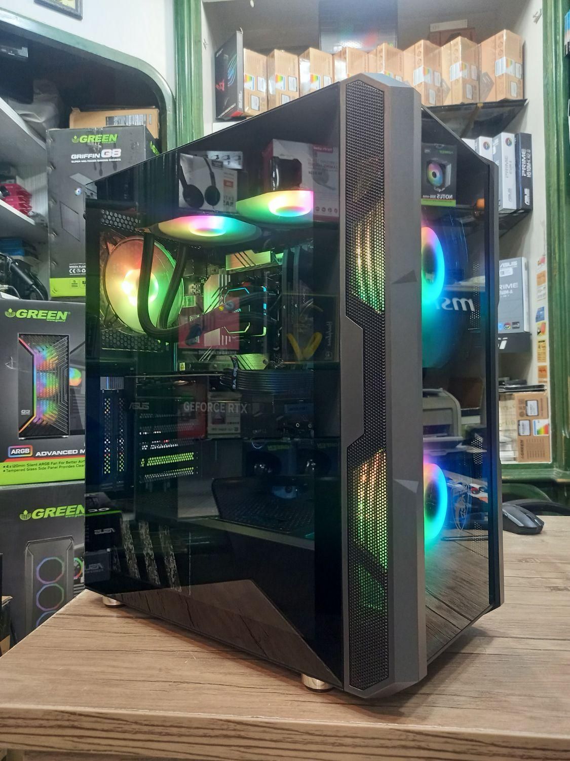 کیس گیم با گرافیک 4060TI 16G|رایانه رومیزی|رشت, حاجی آباد|دیوار