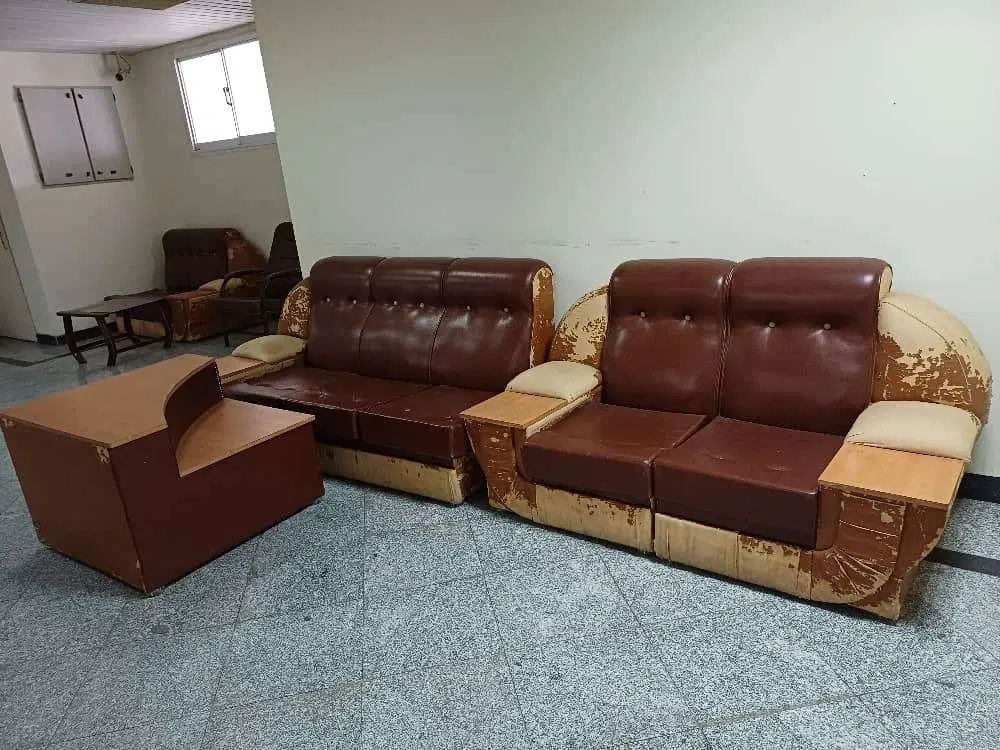 مبل اداری چرم کارکرده|مبلمان اداری|رشت, قاسمیه|دیوار