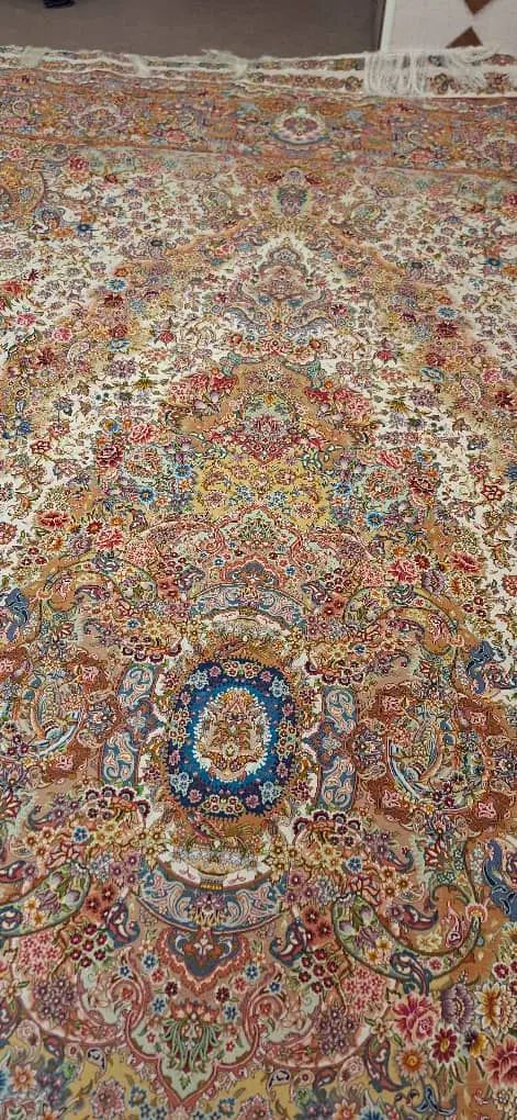 یک تخته فرش ۴*۶(۲۴)متری باغ بهشت سالاری ۶۱رج واقعی|فرش|تهران, افسریه شمالی|دیوار