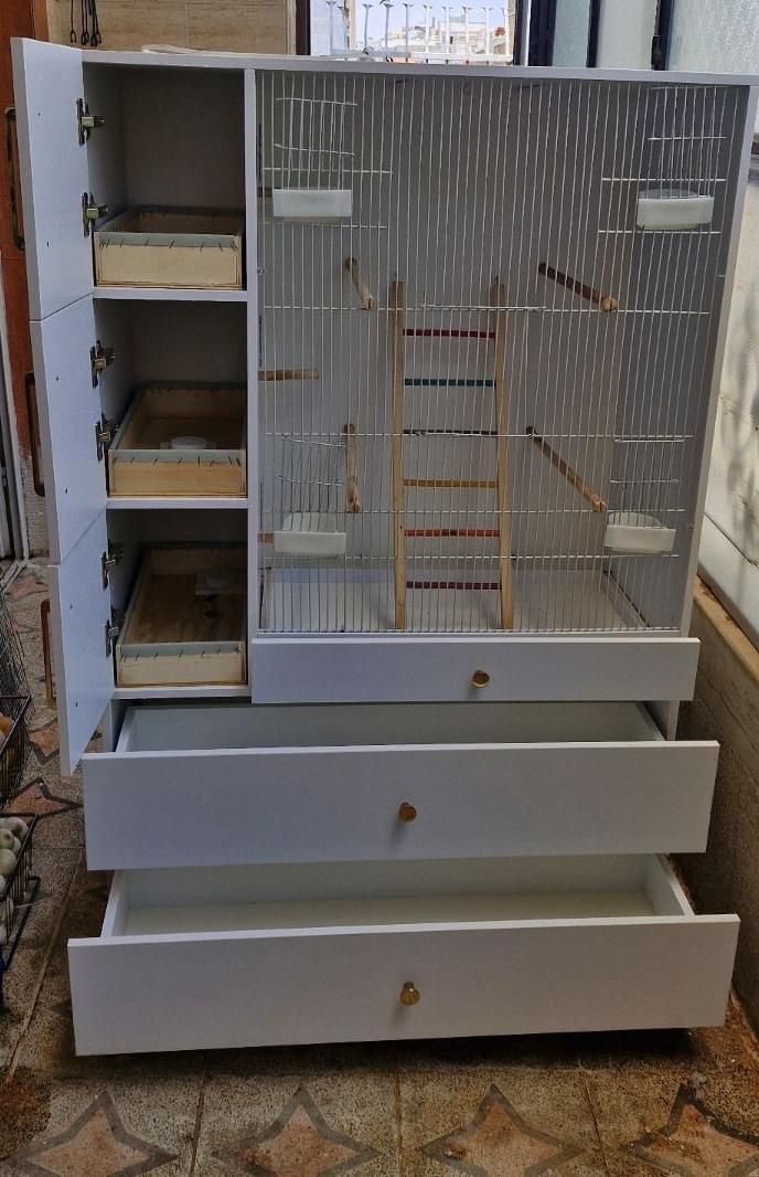 قفس برنده زیبا شکیل|لوازم جانبی حیوانات|شیراز, شهرک گلستان|دیوار