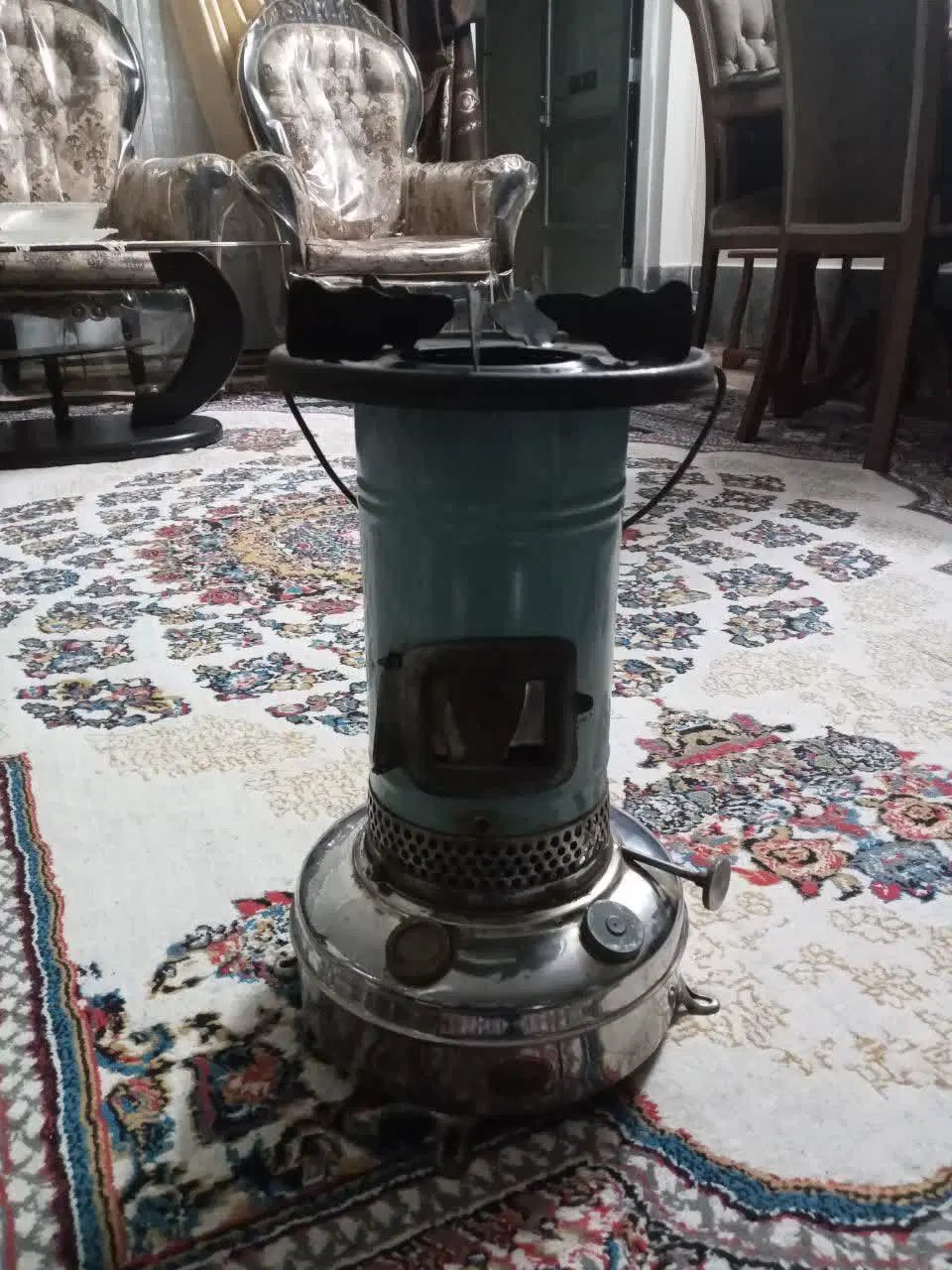 بخاری گازی ارج قدیمی و ۲والور خوراک پزی کار کرده|بخاری، هیتر، شومینه|قم, باجک دو|دیوار