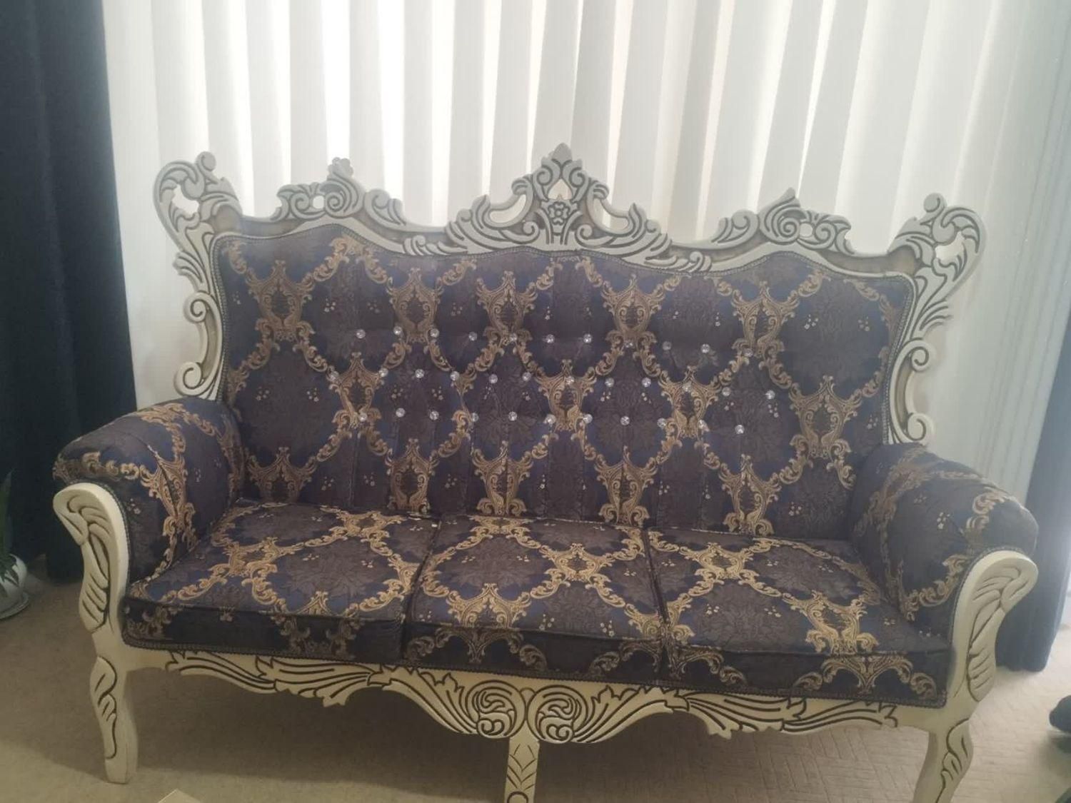 دو سرویس مبل هفت نفره راحتی واستیل|مبلمان خانگی و میز عسلی|ابهر, |دیوار