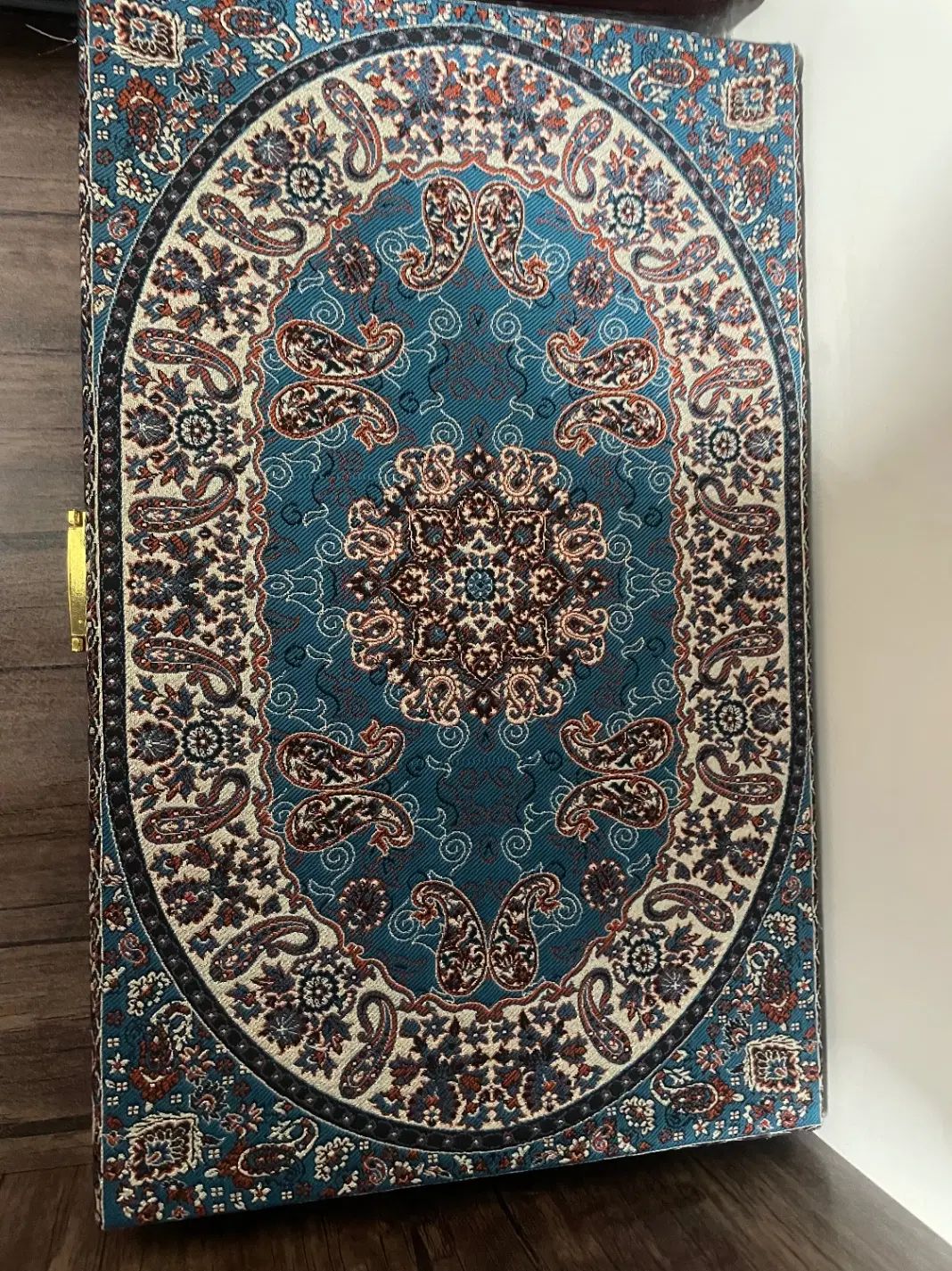 جعبه پارچه ترمه طرح مخمل بزرگ مناسب هدیه|صنایع دستی و سایر لوازم تزئینی|تهران, شمس‌آباد|دیوار