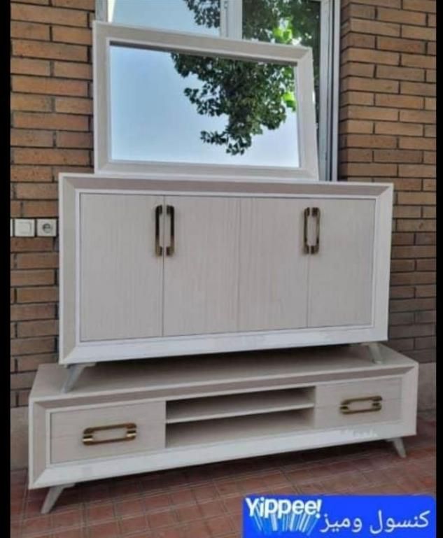 ژاکلین آینه کنسول. کنسول آینه ژاکلین  کنسول|بوفه، ویترین، کنسول|خرم‌آباد, |دیوار