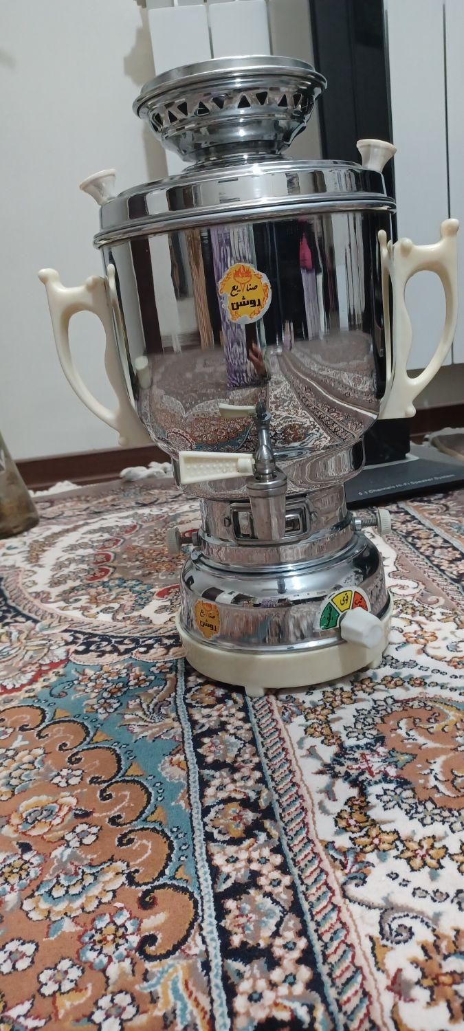 سماور گازی (چهار لیتری) نو|سماور، چای‌ساز، قهوه‌ساز|تهران, تهرانپارس شرقی|دیوار