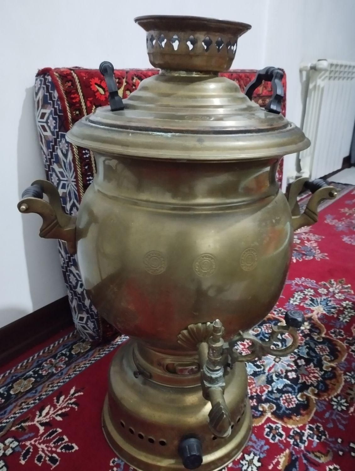 سماور گازی برنجی|سماور، چای‌ساز، قهوه‌ساز|تهران, نظام‌آباد|دیوار