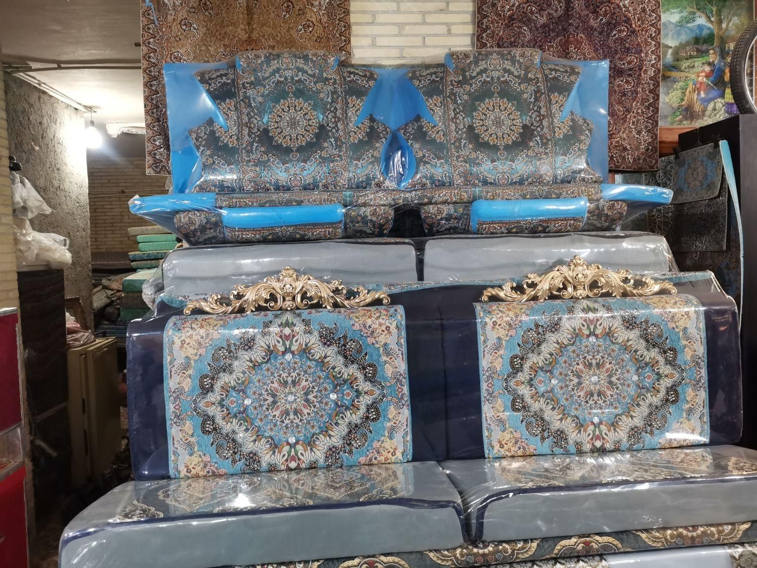 پشتی خلیجی5تیکه تاجدار|پشتی|یزد, |دیوار