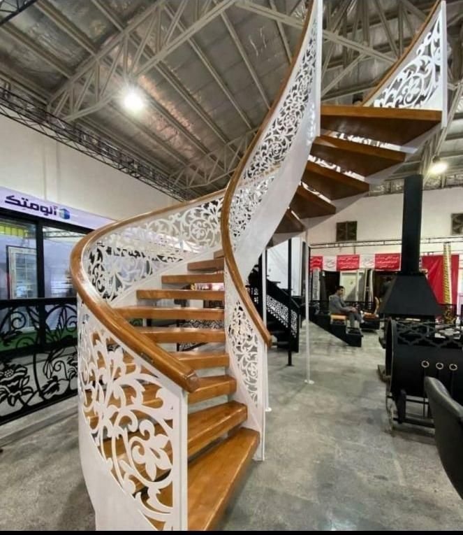 پله پیچ مدل نیم گرد|مصالح و تجهیزات ساختمان|دماوند, دماوند|دیوار