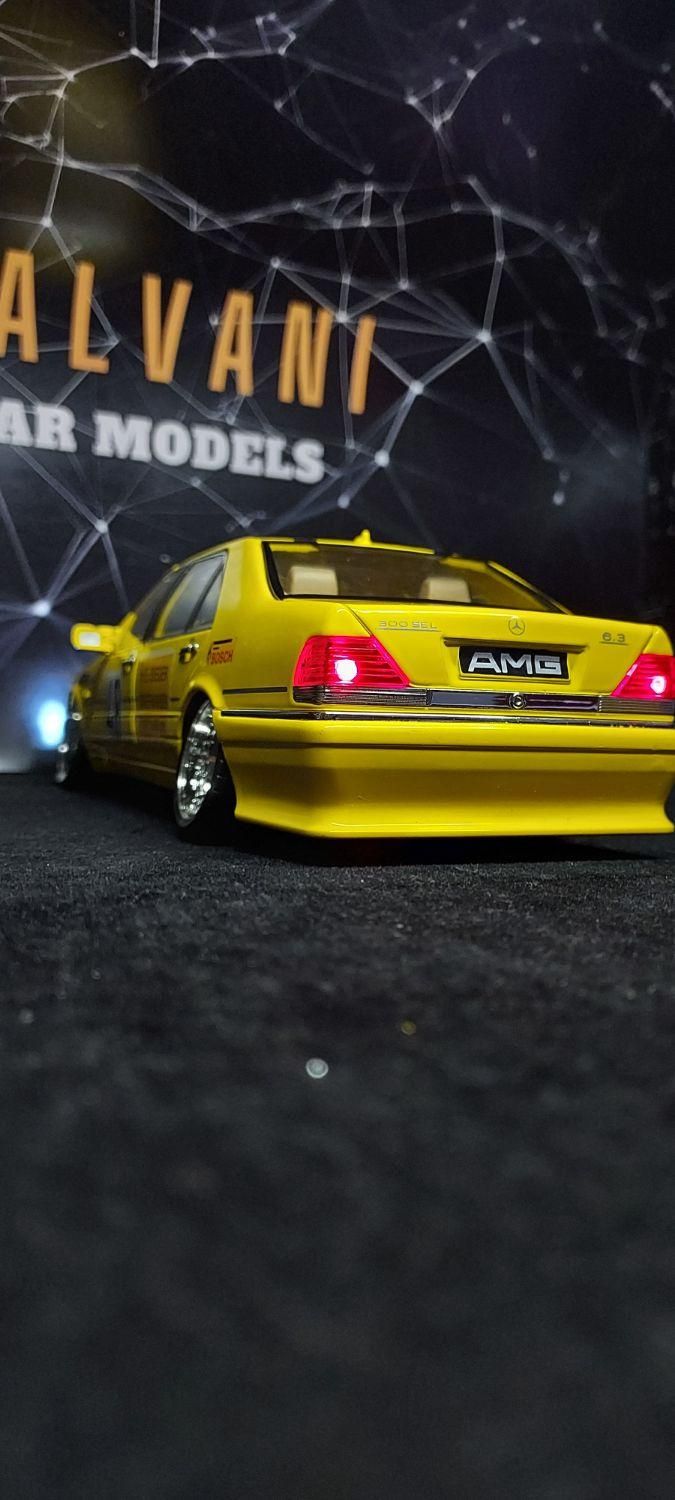 ماکت بنز w 140 اتاق تانک زرد سایز بزرگ‌فلزی|اسباب‌‌بازی|تهران, چیتگر جنوبی|دیوار