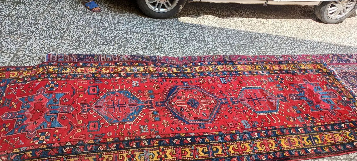 کناره و قالیچه و پشتی دستبافت|فرش|رشت, حاجی آباد|دیوار
